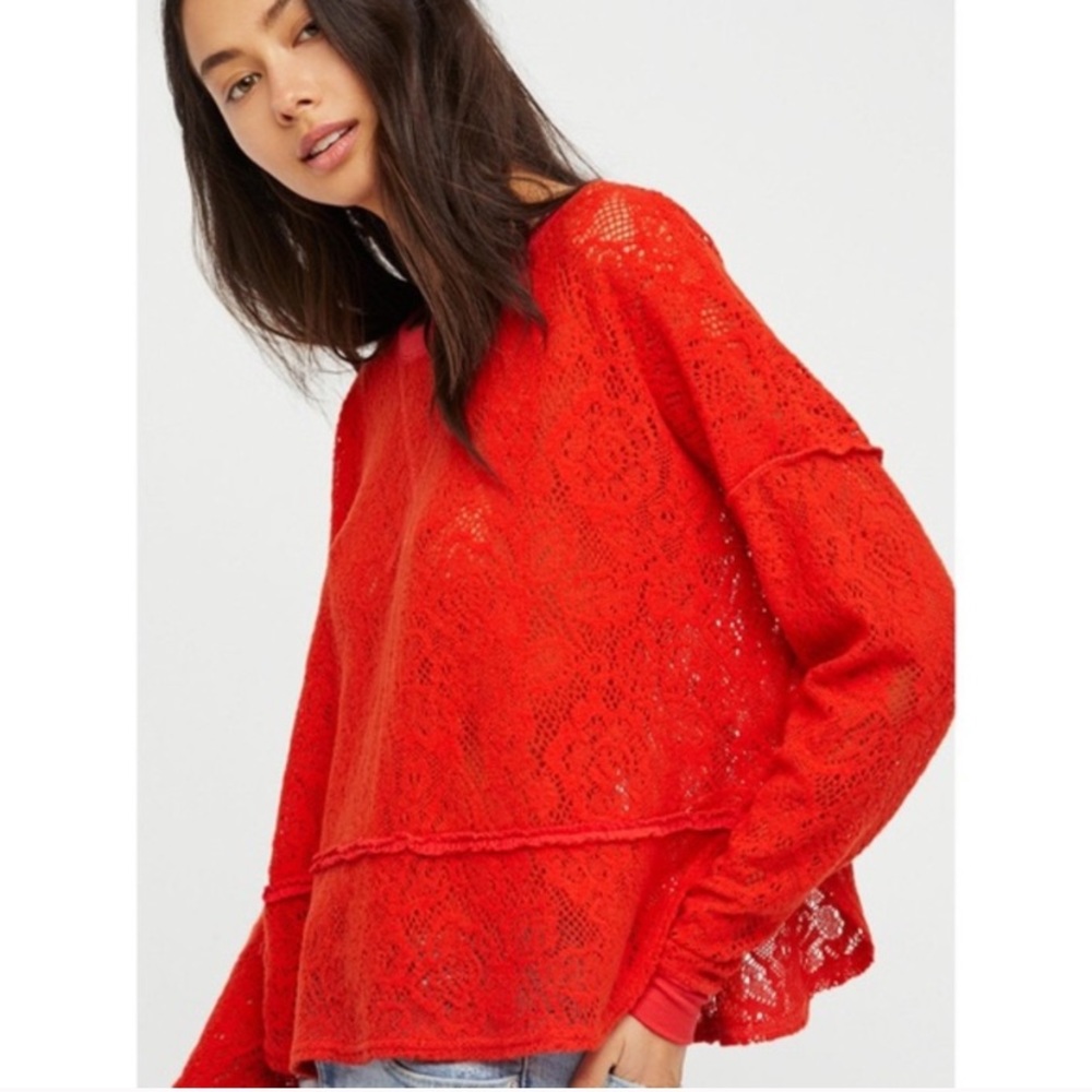 Free People Not Cold in This Lace Top